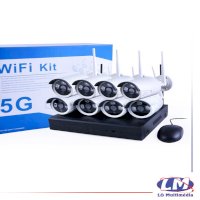 Kit de vidéosurveillance sans fil 4 Cameras 5G